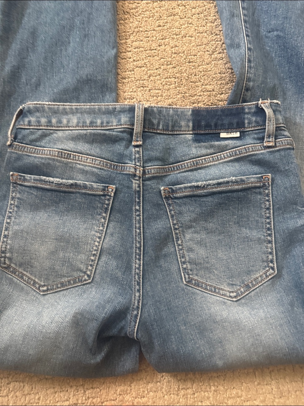 Daze Flare denim jeans high waisted size 26 - Picture 5 of 6